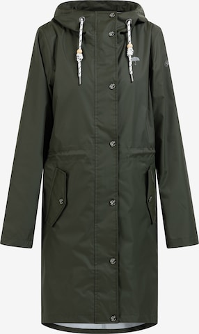 Schmuddelwedda Функциональное пальто в Зеленый: спереди