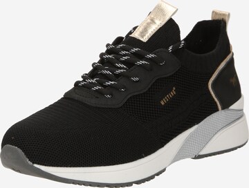 MUSTANG Sneakers laag in Zwart: voorkant