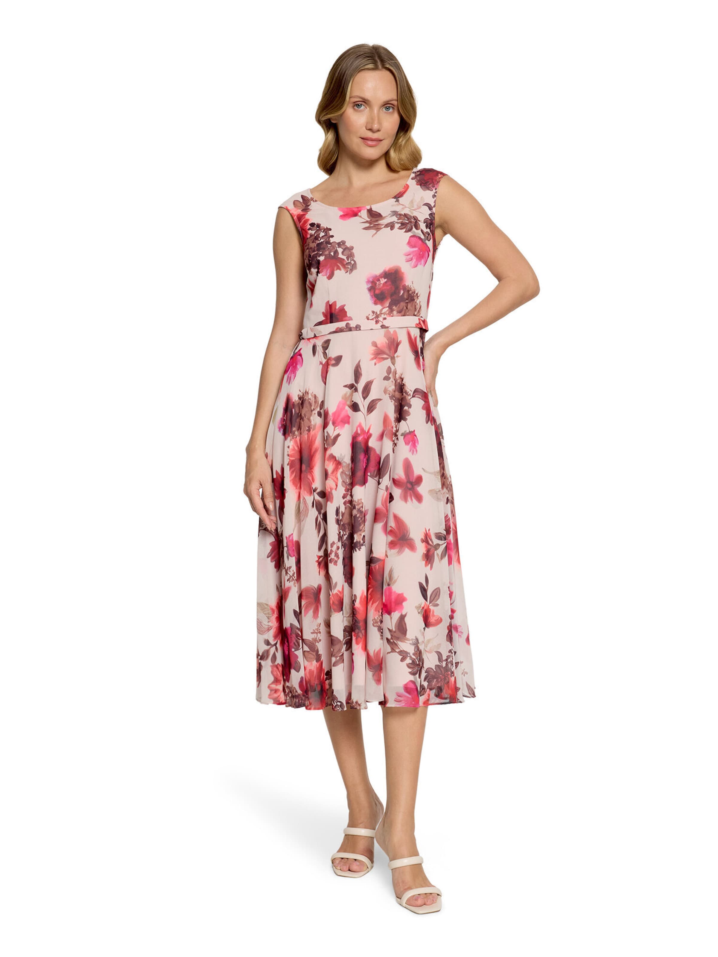 Robe Vera Mont en blanc : devant