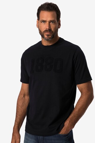 T-Shirt JP1880 en noir : devant