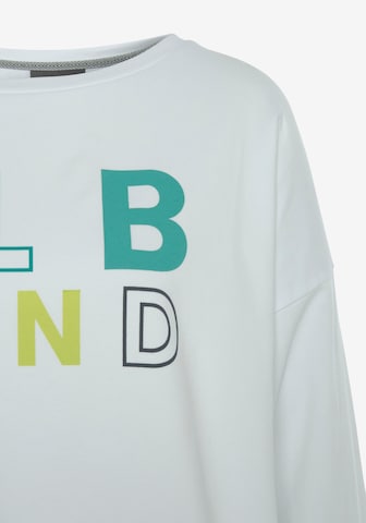 Sweat-shirt Elbsand en blanc