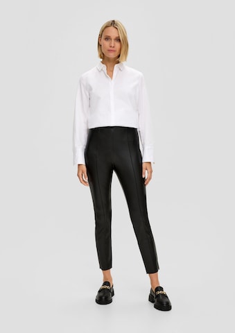 s.Oliver BLACK LABEL Skinny Trousers in Black