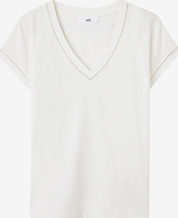 T-shirt adl en beige : devant