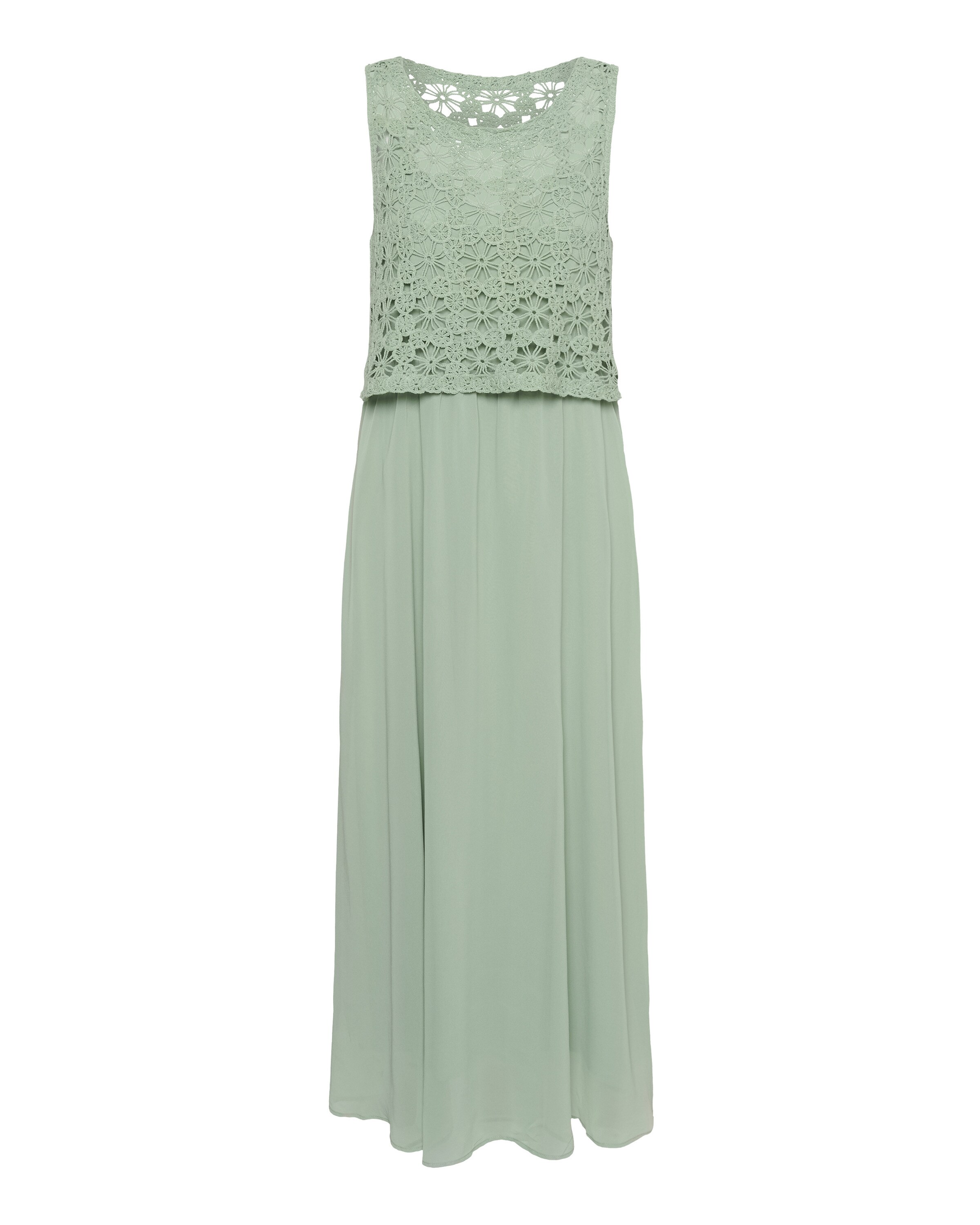 Robe 'Floria' Cream en vert