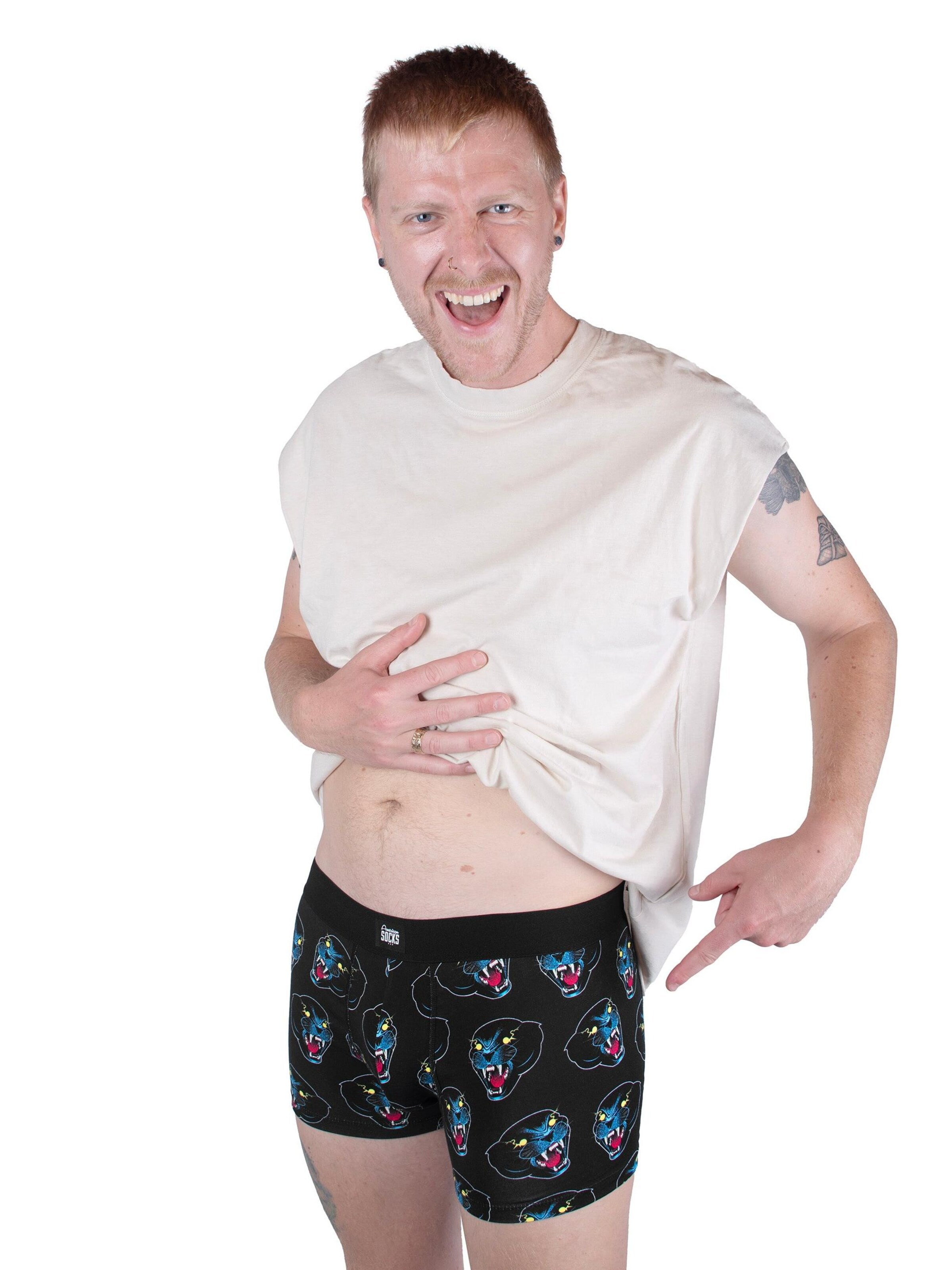 American Socks Boxer shorts 'Shadow' in Black