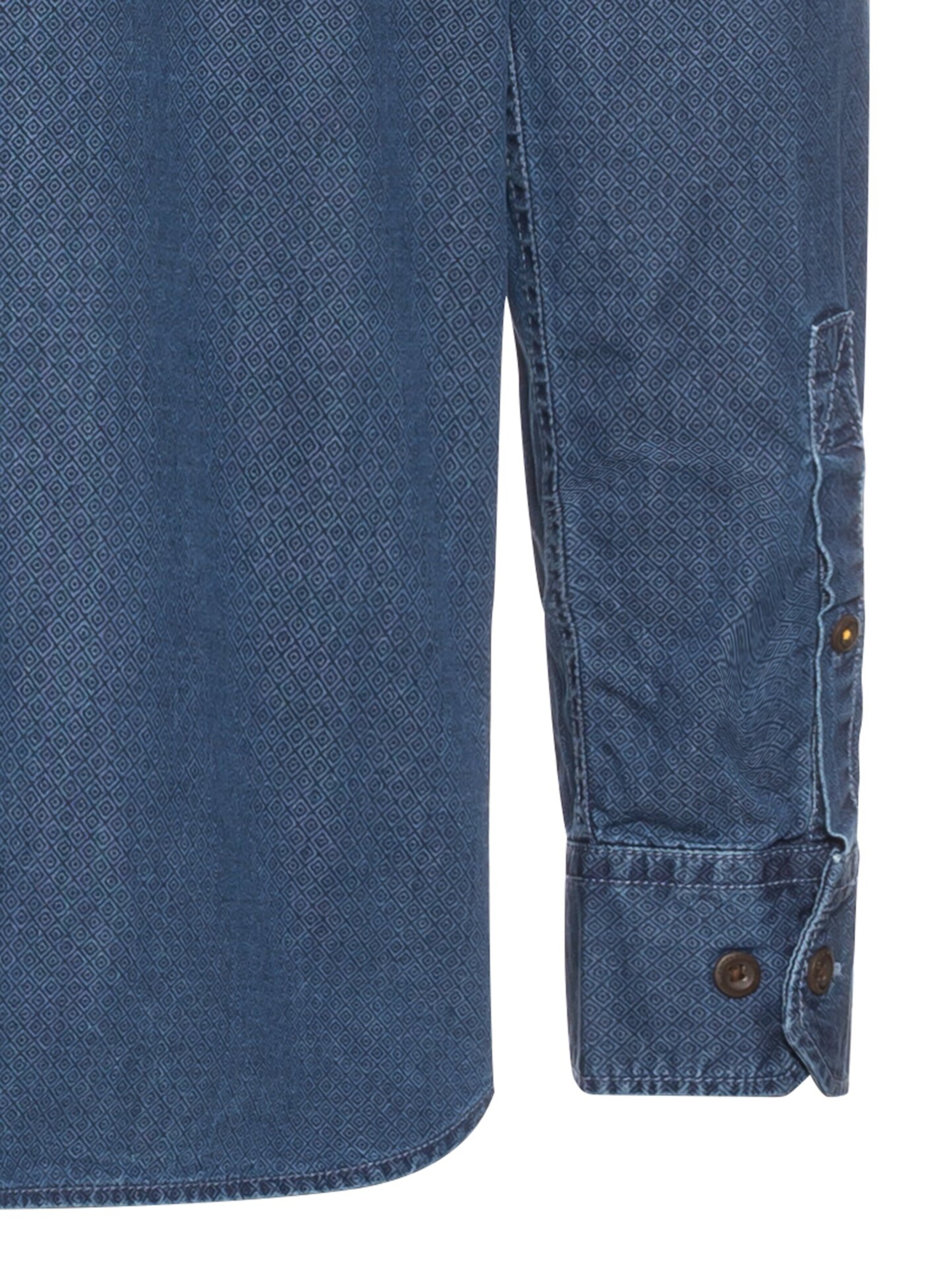 CAMEL ACTIVE Slim Fit Hemd in Blau