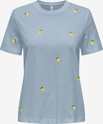 ONLY T-Shirt 'ONLKETTY' in Blau: Vorderseite