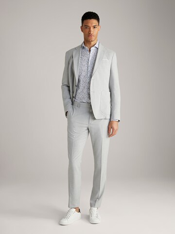 JOOP! Slim fit Pleated Pants 'Hank' in Grey