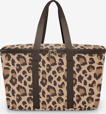 Borsa da spiaggia di REISENTHEL in marrone: frontale