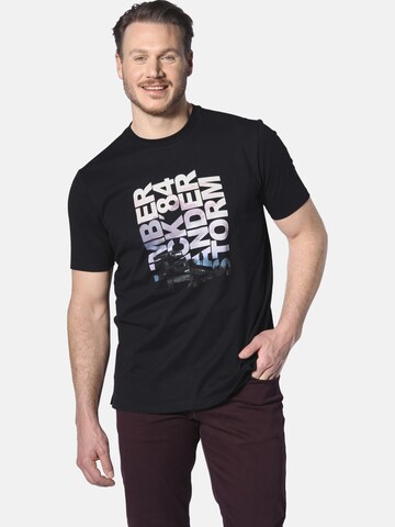 Jan Vanderstorm Shirt 'Ranstein' in Zwart: voorkant