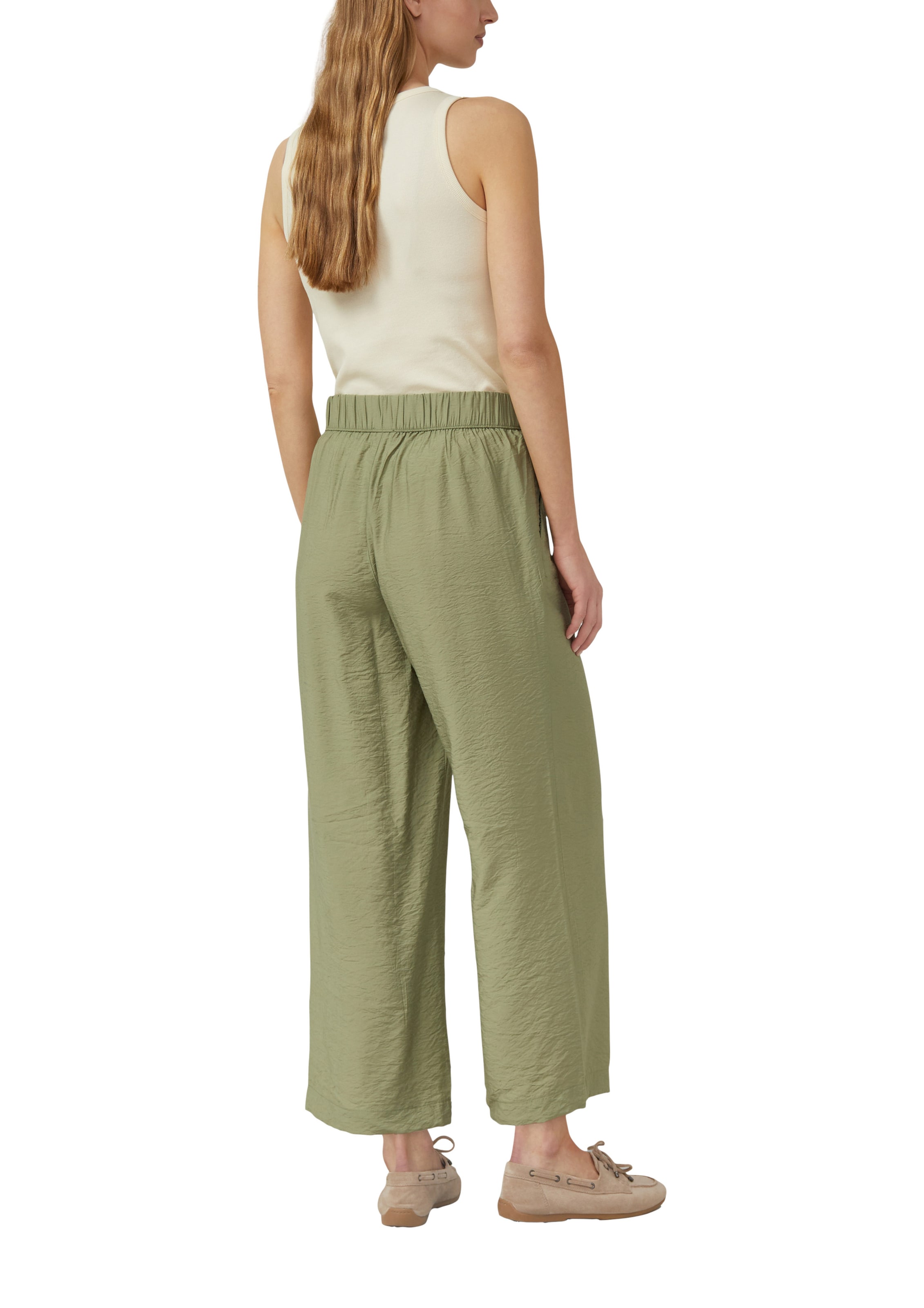 s.Oliver Wide leg Trousers in Green