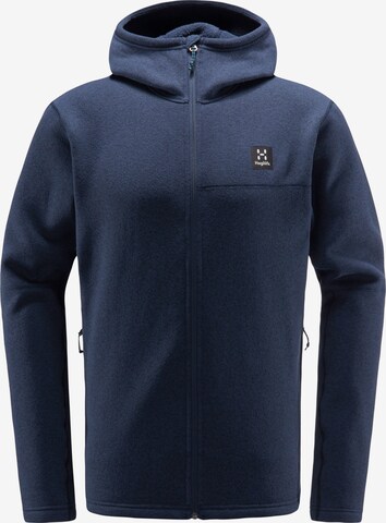 Haglöfs Athletic Fleece Jacket 'Swook' in Blue: front