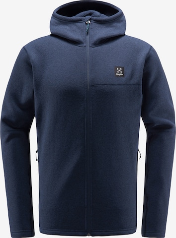 Haglöfs Athletic Fleece Jacket 'Swook' in Blue: front