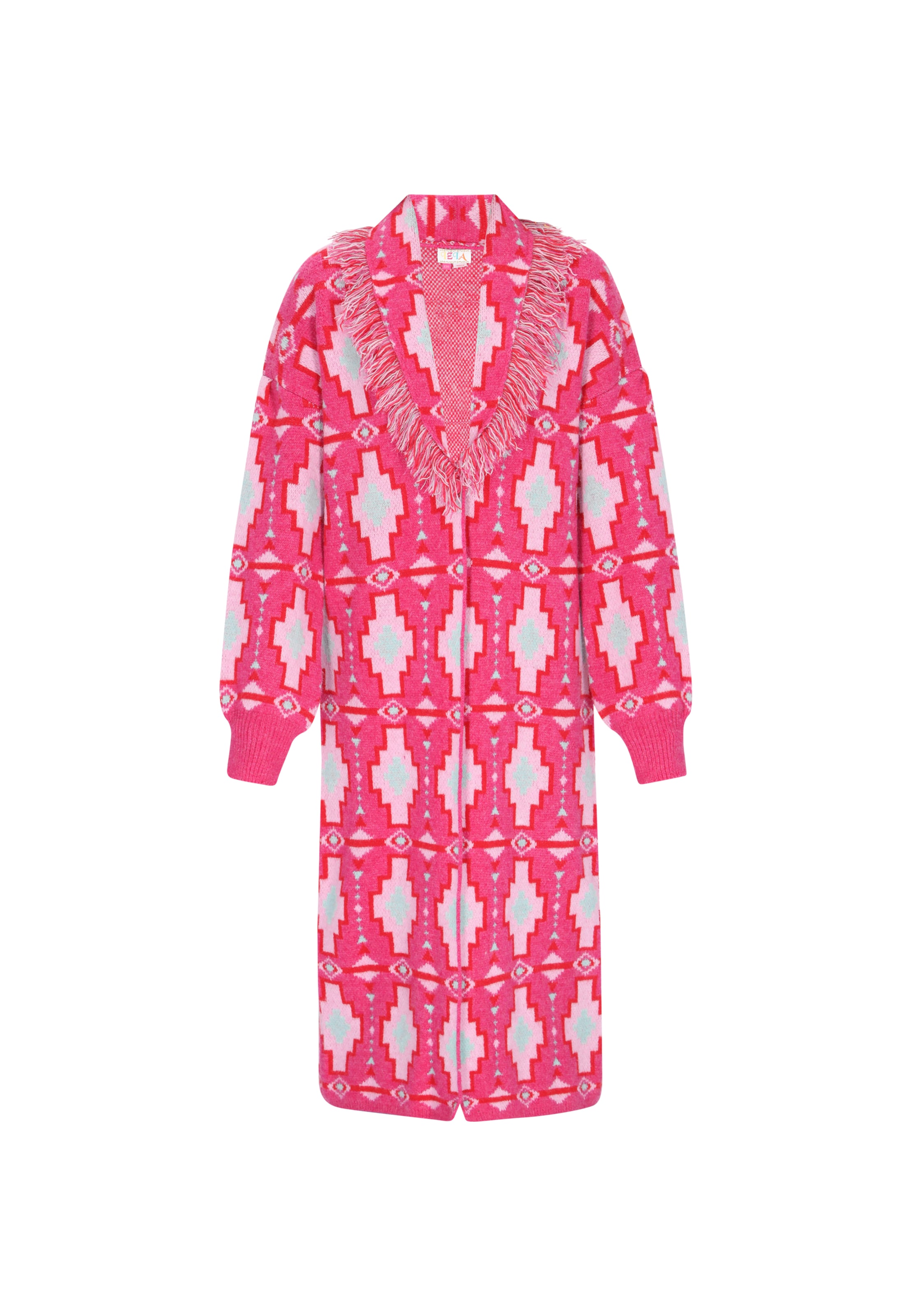 IZIA Kardigan, värv roosa: eest vaates