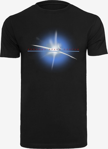 F4NT4STIC Shirt 'NASA Kennedy Space Centre Planet' in Zwart: voorkant