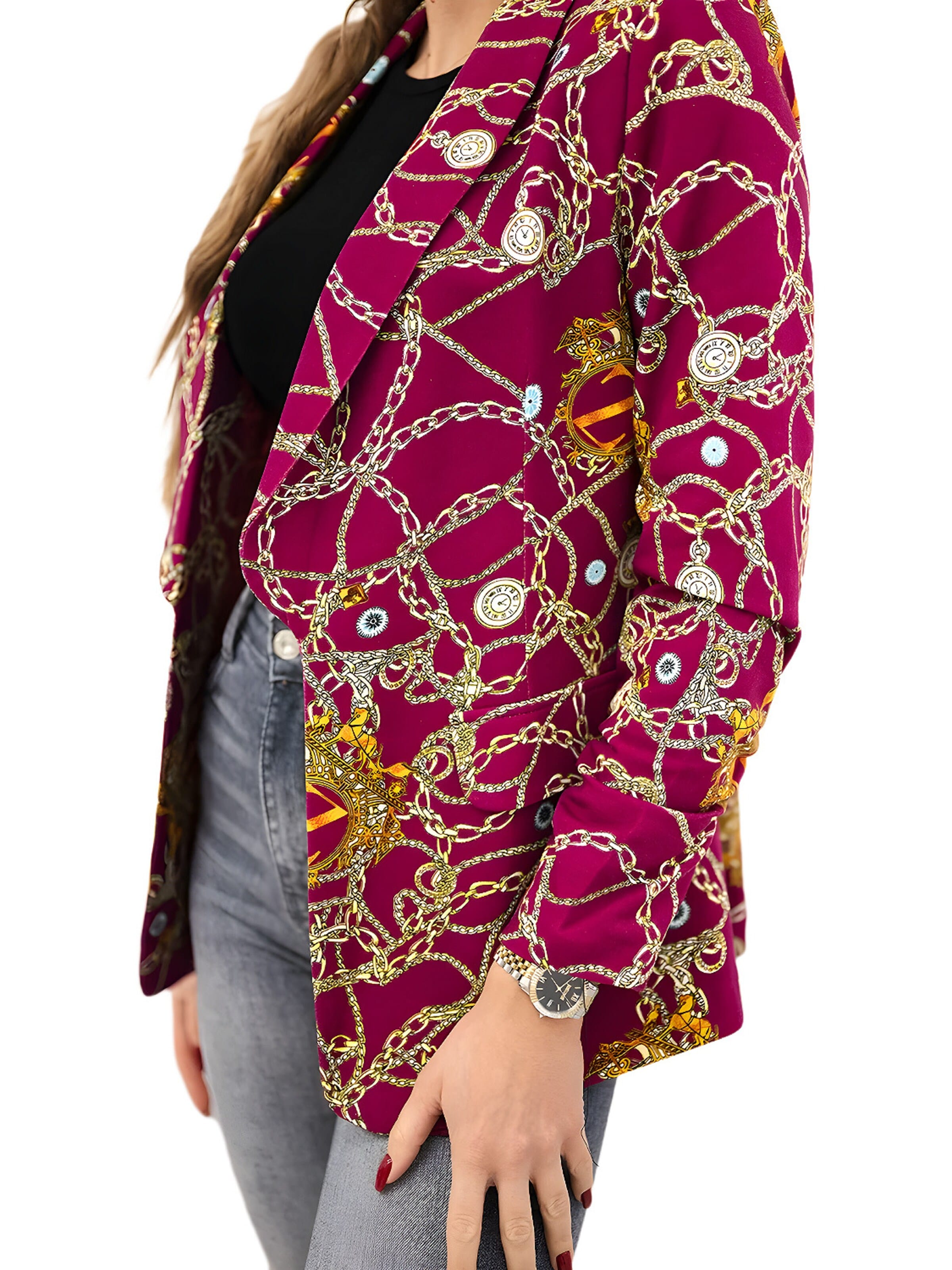 Lumera Blazer in Purple