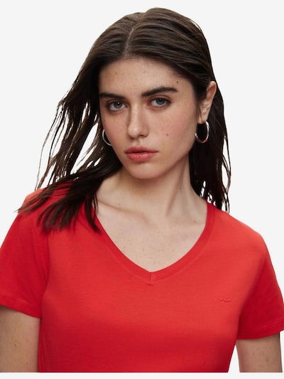 Maglietta 'V-Neck T-Shirt' in M LTB Jeans di colore rosso, Visualizzazione prodotti