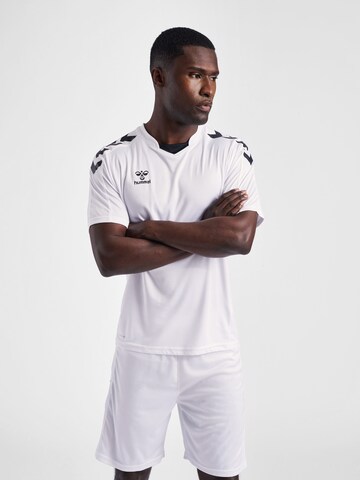 Hummel - Camiseta funcional 'CORE XK POLY' en blanco: frente