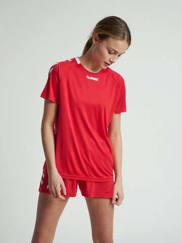 Hummel Functioneel shirt in Rood: voorkant