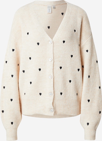 Cardigan 'Yasbow' YAS en beige : devant