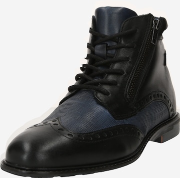 bugatti Lace-Up Boots 'Dano' in Black: front