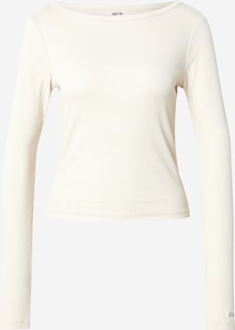 T-shirt fonctionnel Aim'n en beige : devant