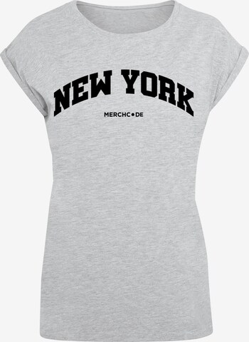 Maglietta 'New York' di Merchcode in grigio: frontale