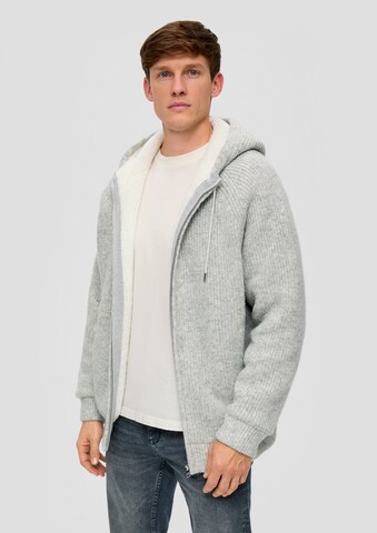 s.Oliver Knit Cardigan in Grey: front