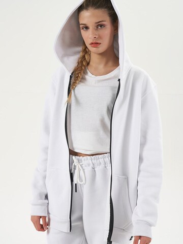 LOUIS LECLER Sweatvest 'Selara' in Wit