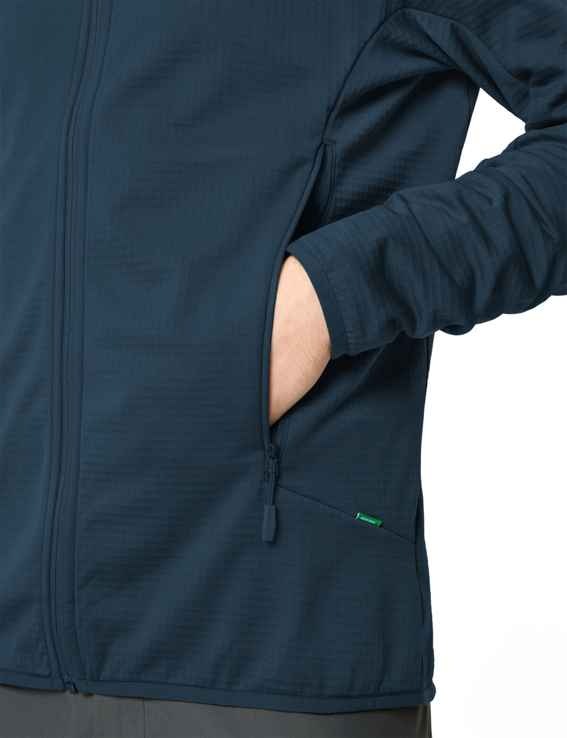 VAUDE Athletic fleece jacket 'Monviso II' in Blue
