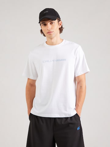balta Calvin Klein Jeans Marškinėliai '20S': priekis