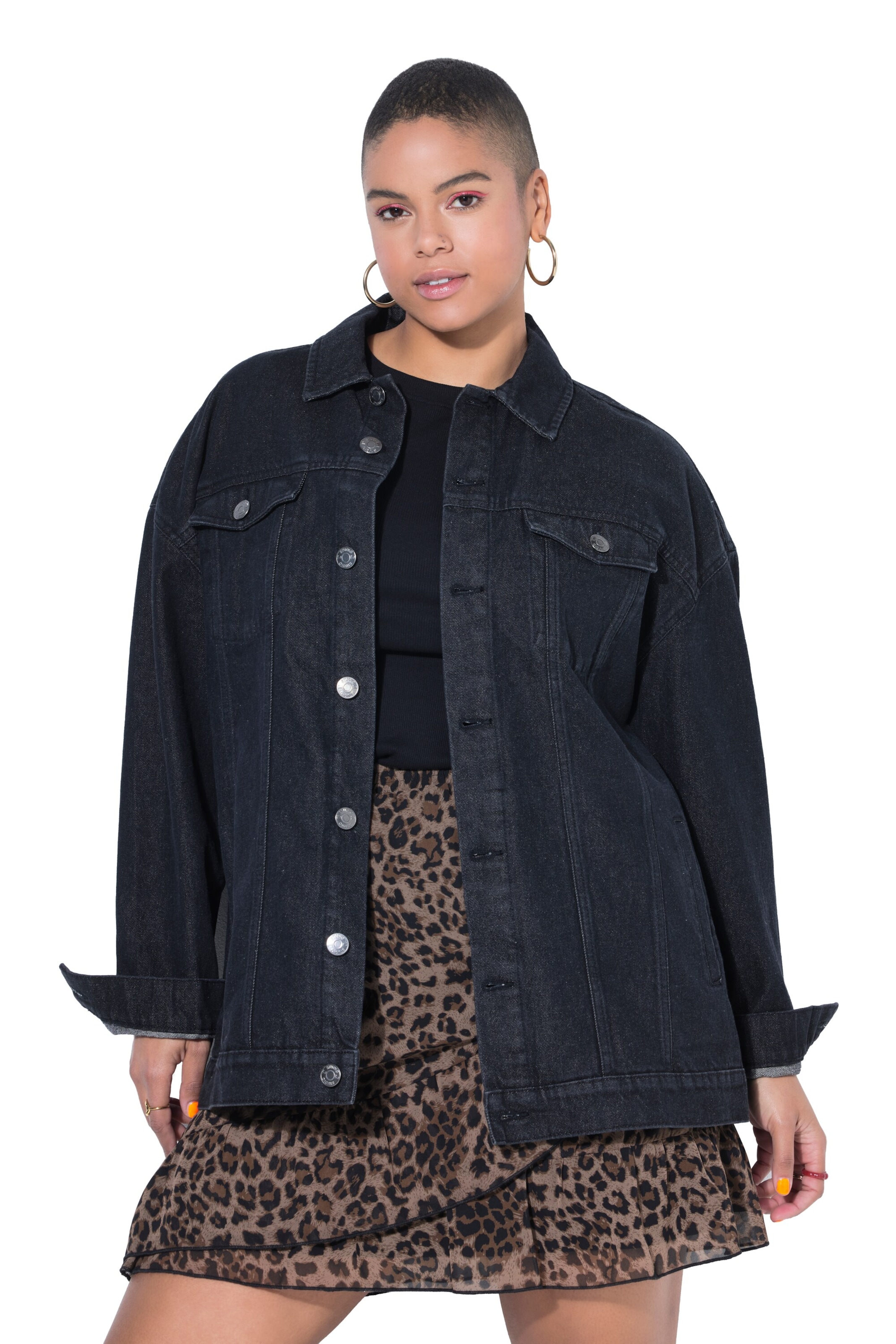 Studio Untold Tussenjas in Blauw: voorkant