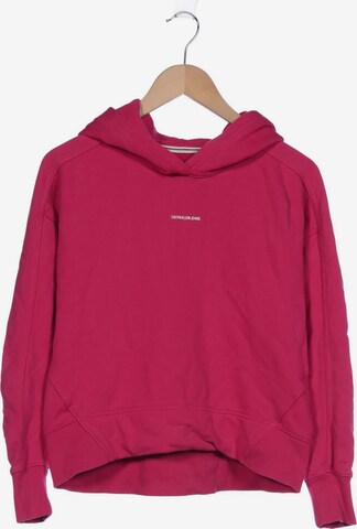 Calvin Klein Jeans Sweatshirt & Zip-Up Hoodie in XS in Pink: front