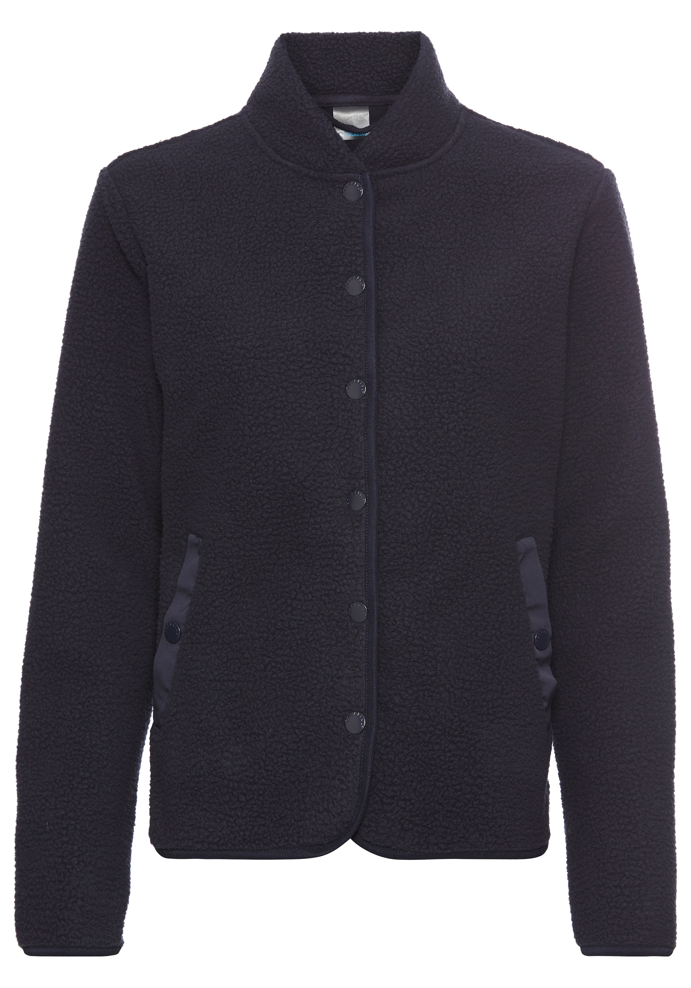 POLARINO Fleecejacke in Blau: Vorderseite