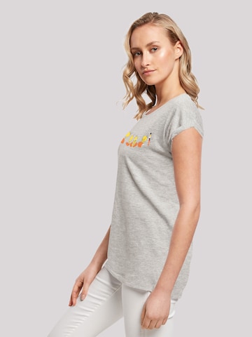 F4NT4STIC Shirt 'Looney Tunes Tweety Pie  Colour Code' in Grey