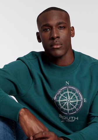 DELMAO Sweatshirt in Green