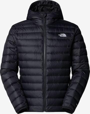 juoda THE NORTH FACE Demisezoninė striukė 'M CLASSIC DOWN HOODED JACKET': priekis