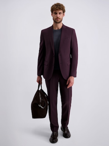 Coupe regular Veste de costume PIERRE CARDIN en rouge