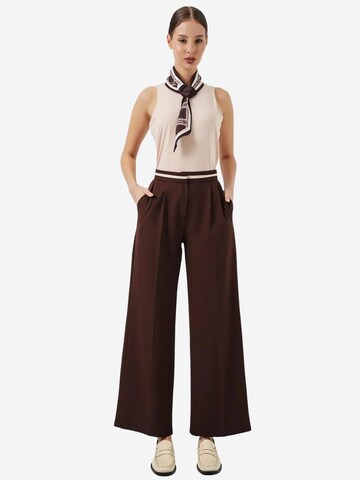 Wide leg Pantaloni di Bigdart in marrone
