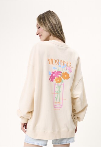 OH APRIL Sweatshirt 'Midsummer' in Beige: Vorderseite