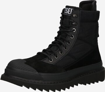 DIESEL Schnürboots 'SHIROKI' in Schwarz: front