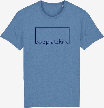 Bolzplatzkind T-Shirt in Blau: predná strana