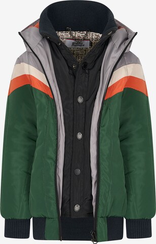 4funkyflavours Winter Jacket 'Humanity (For Rep John Lewis)' in Green: front