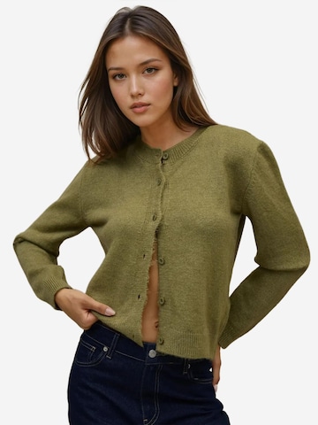 Hiccup Strickjacke in Grün: Vorderseite