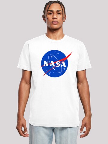 F4NT4STIC Shirt 'Nasa Insignia' in White: front
