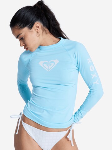 ROXY Performance Shirt 'Whole Hearted' in Blue: front