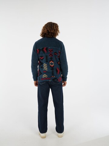 PROTEST Fleece Jacket 'PRTDon' in Blue
