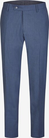 HECHTER PARIS Regular Pleated Pants in Blue: front