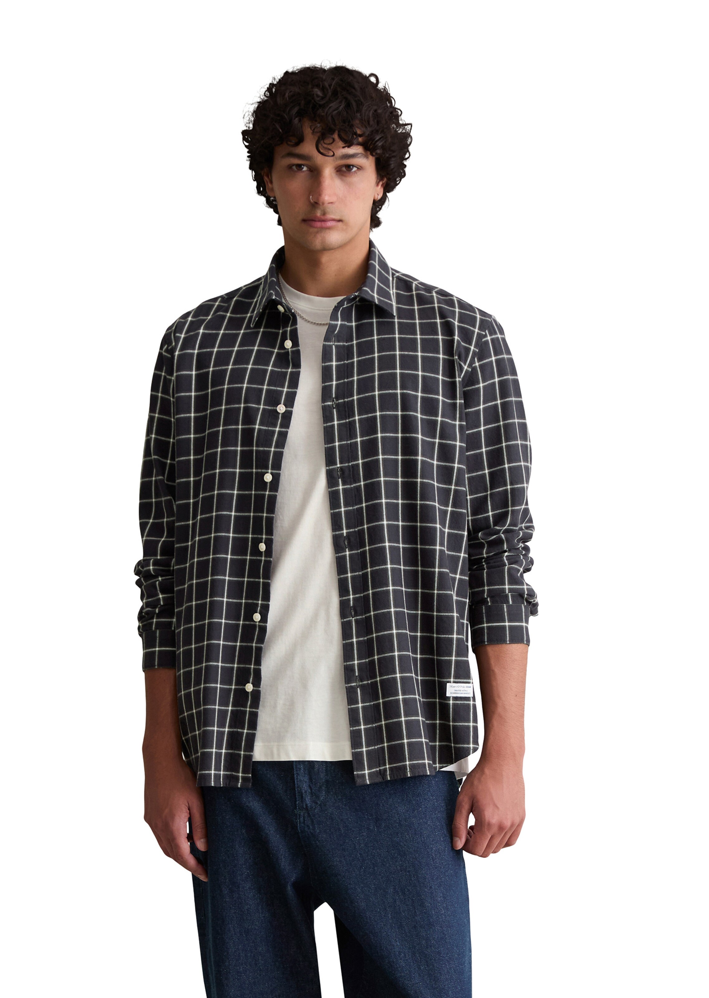 Marc O'Polo DENIM Regular fit Button Up Shirt in Blue: front