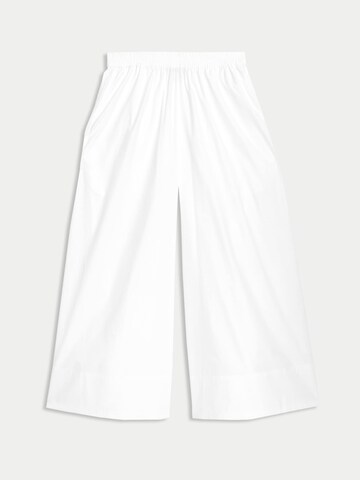 Wide Leg Pantalon Marks & Spencer en blanc